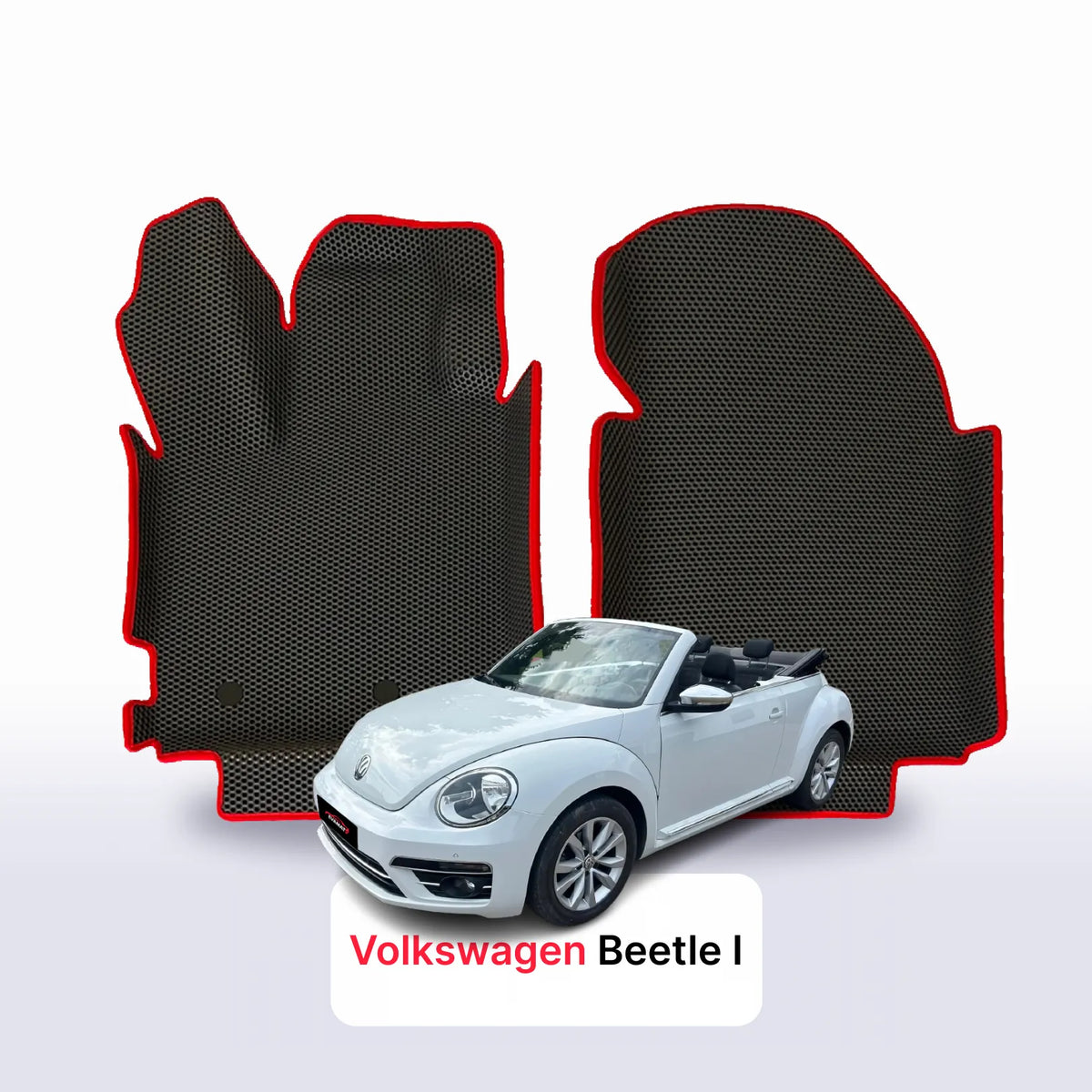 EVA Dywaniki samochodowe 3D  EVA MATS do Volkswagen Beetle 1 gen 2011-2019 rok KABRIOLET
