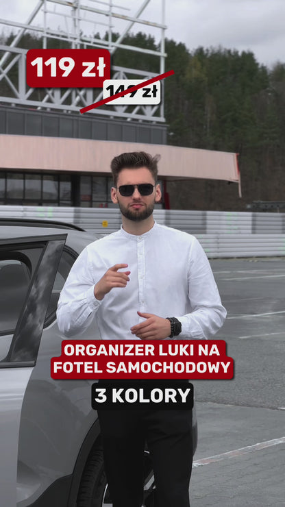 Samochodowy kosz na śmieci lub organizer na fotel