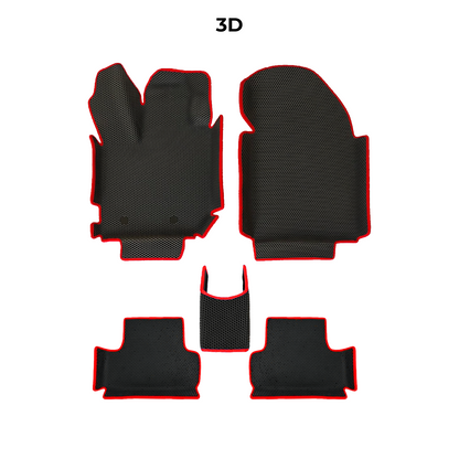 Custom-fit 3D EVA car mats for Suzuki SX4(S-Cross) 1st generation 2013 hatchback 5 door petrol
